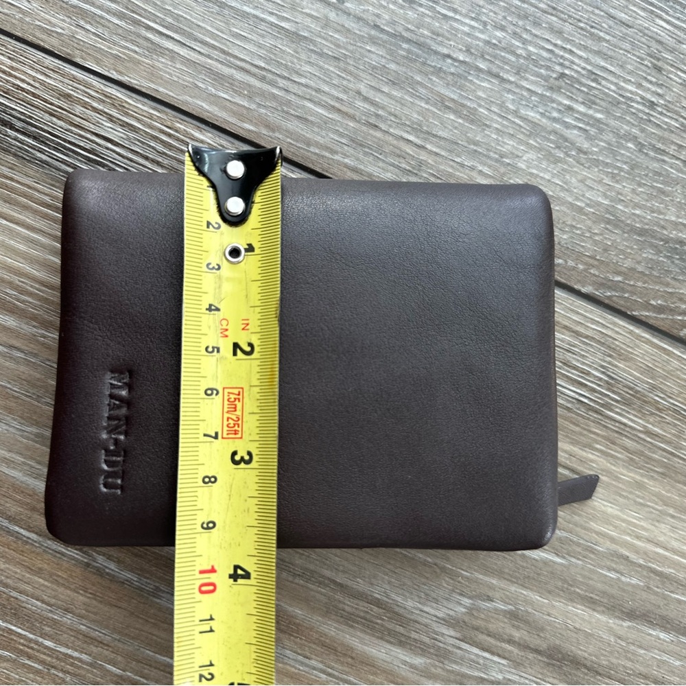 Brown Leather Wallet/Genuine Leather/ La France❌SOLD ❌ - Picture 15 of 16